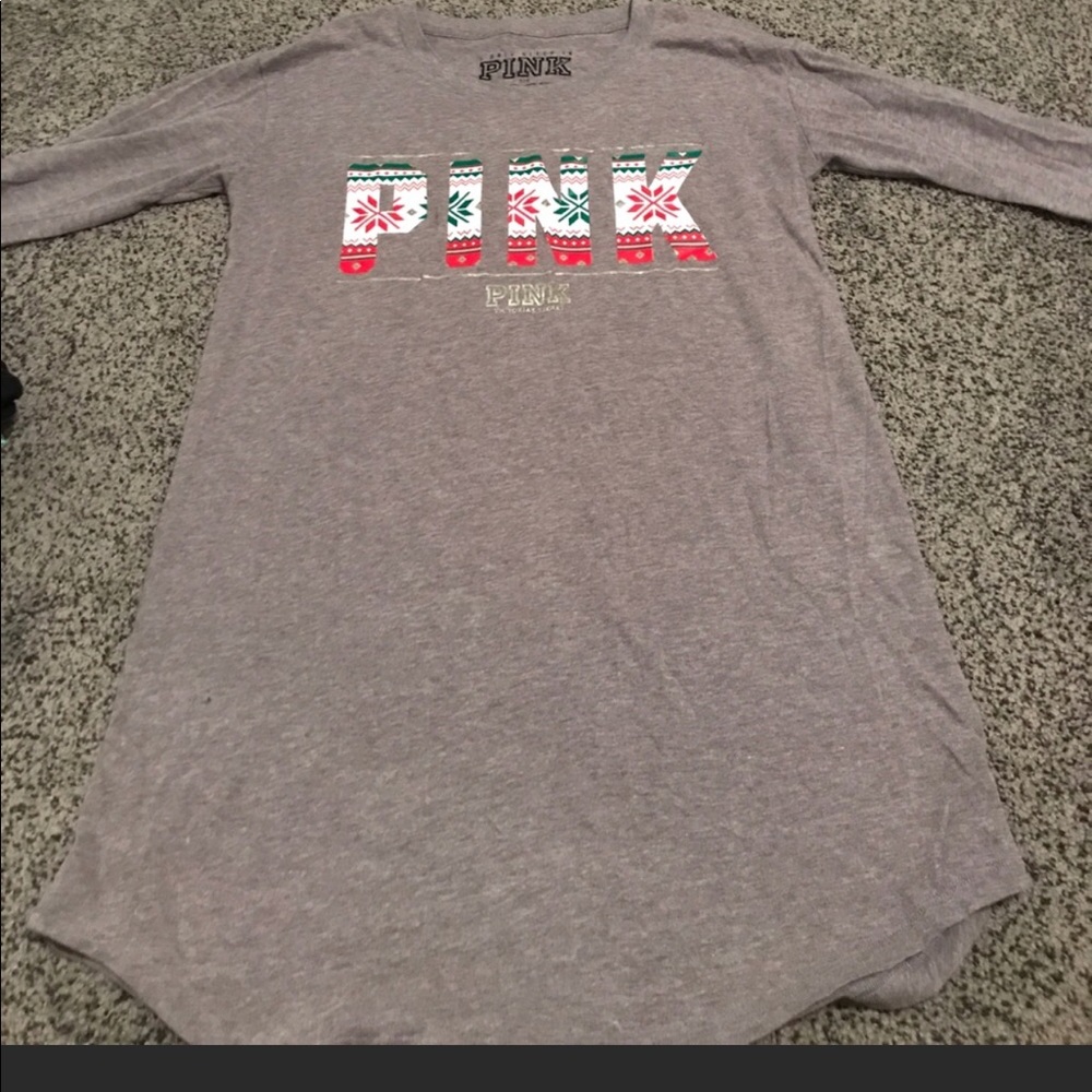 Victoria’s Secret pink nightgown